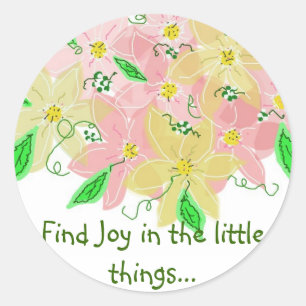 Motivierend Sprichwort... Runder Aufkleber