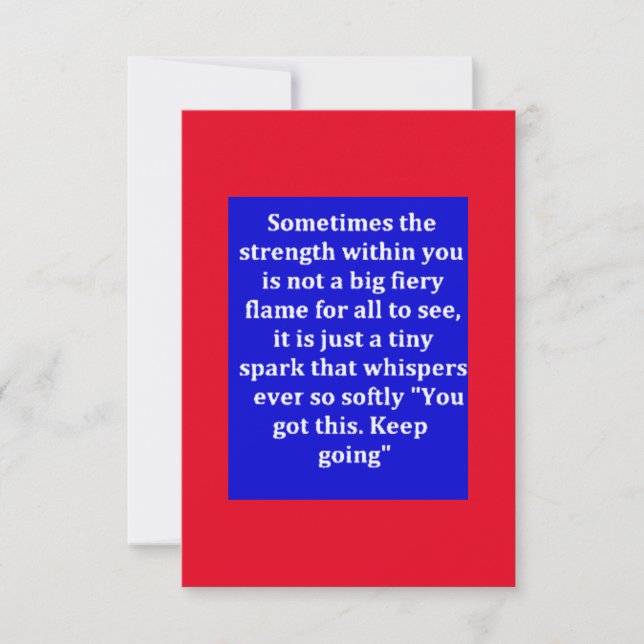 MOTIVIEREND STÄRKENQUOTEN ERHALTEN NIE (Vorderseite)