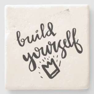 Motivierend Stone Untersetzer