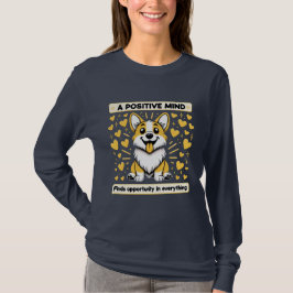 motivierend Sweatshirt "A Positive Mind" T-Shirt