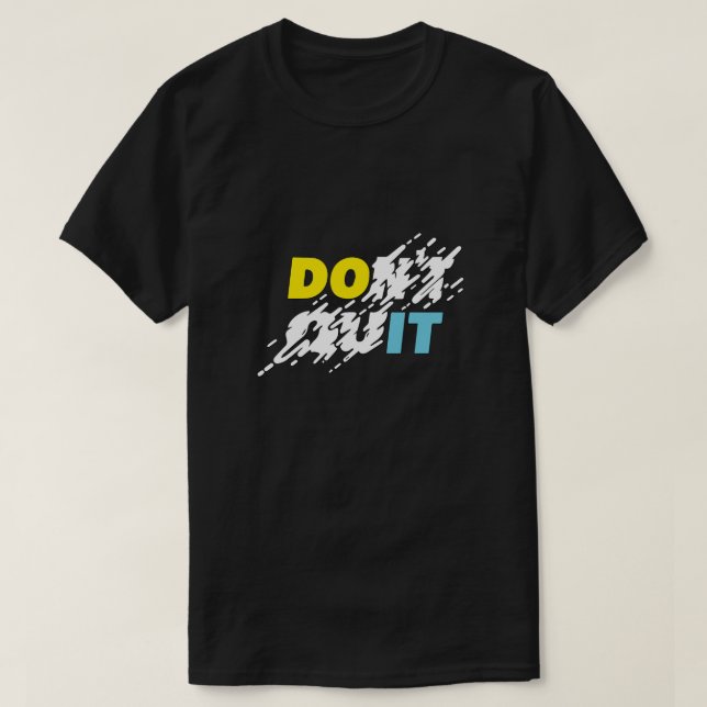 motivierend T - Shirt "Don't Quit" (Design vorne)