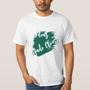 motivierend T - Shirt "Ideen klar gemacht"