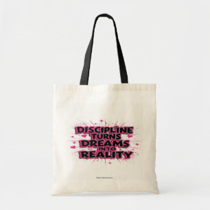 Motivierend Tasche - Disziplin verwandelt Träume i