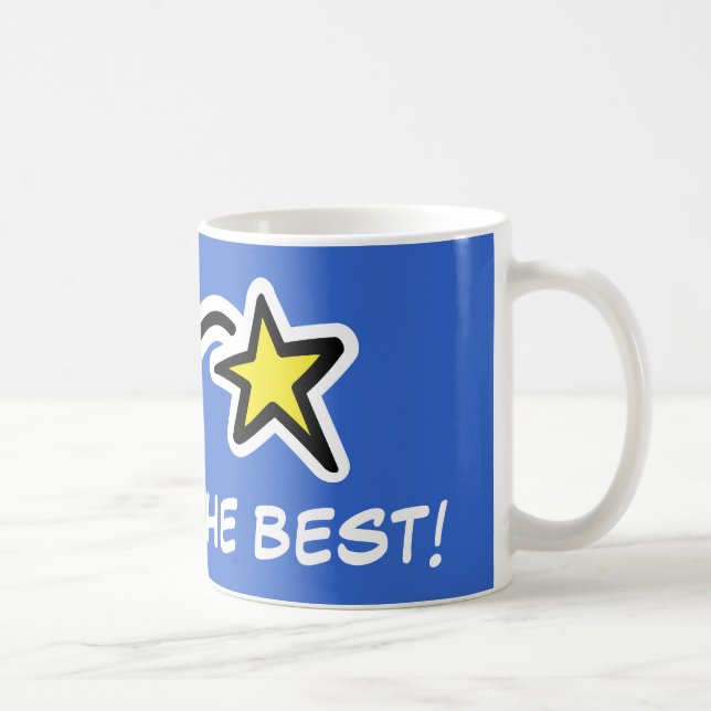 Motivierend Tasse mit Stern | sind Sie das Beste (Rechts)