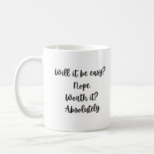 motivierend Tasse, Tasse, inspirierend Kaffeetasse