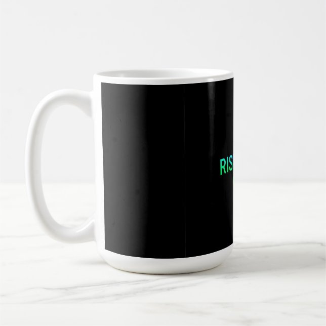Motivierend Tasse von Rise Grind (Links)