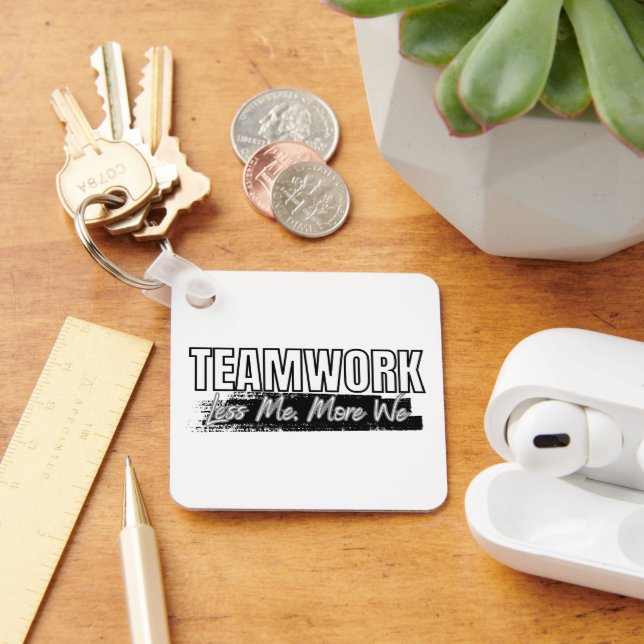Motivierend Teamwork für kundenspezifische Logos Schlüsselanhänger (Schreibtisch)