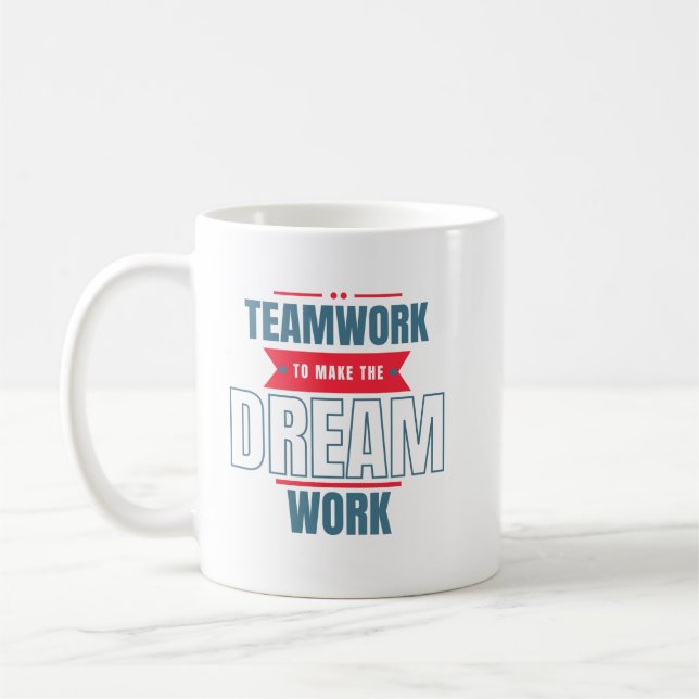 Motivierend Teamwork-Geschenkartikel Kaffeetasse (Links)