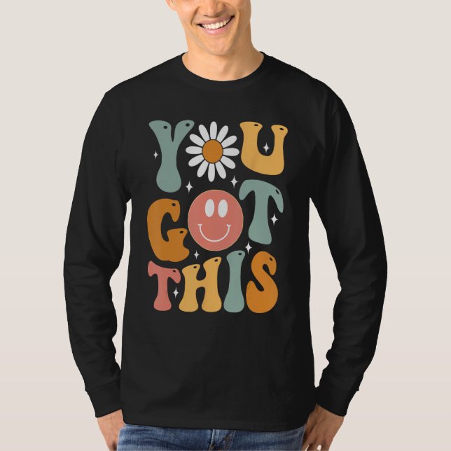 Motivierend Testing Day Shirt Lehrer Sie (Vorderseite)