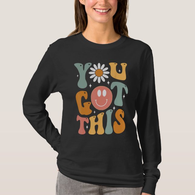 Motivierend Testing Day Shirt Lehrer Sie (Vorderseite)