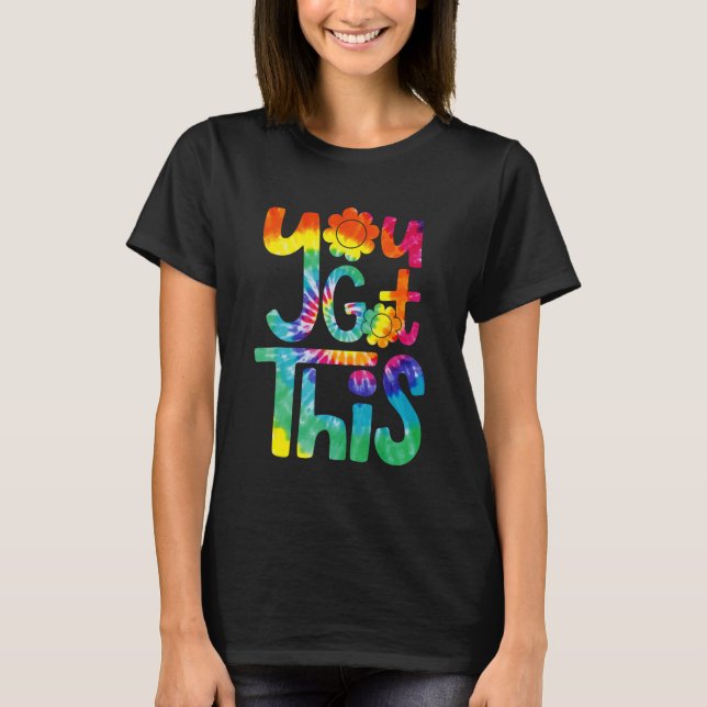 Motivierend Testing Day Shirt Lehrer Sie (Vorderseite)