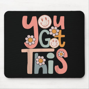 Motivierend Testing Day Shirt Lehrer Sie Mousepad