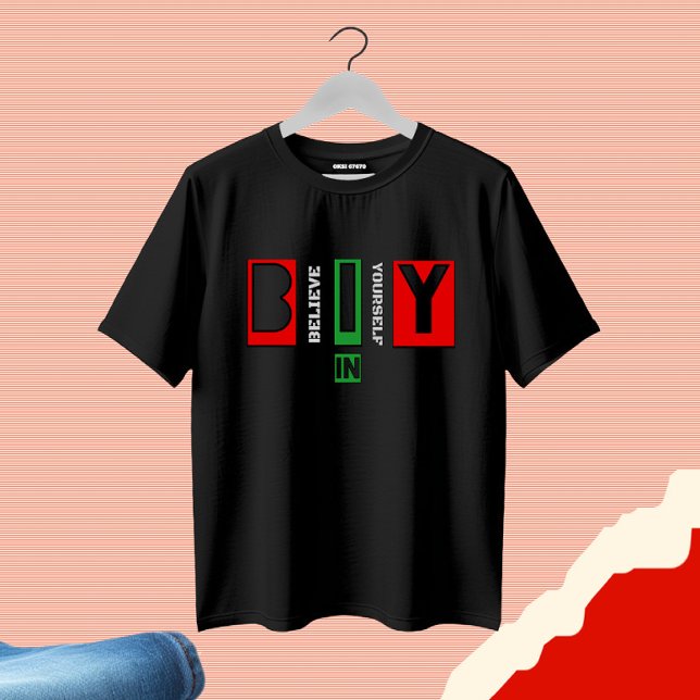 Motivierend Textgestaltung T-Shirt (Von Creator hochgeladen)