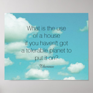 motivierend Thoreau-Literaturreferat zur Natur Poster