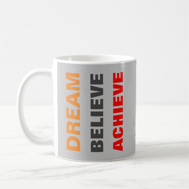 Motivierend Traum glauben Fußball erreichen Kaffeetasse (Links)