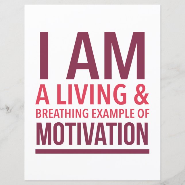 Motivierend Typografie (Vorderseite)