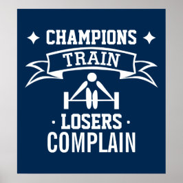 Motivierend Typografie | GYM-Motivation | FITNESS Poster