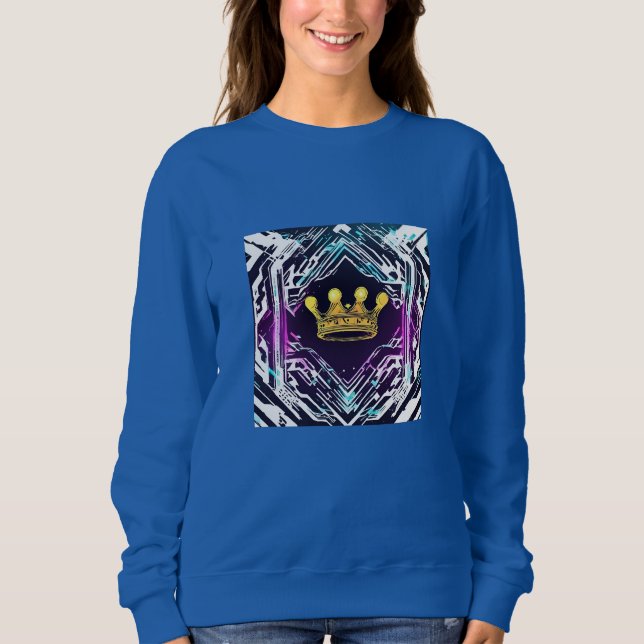 Motivierend Typografie Sweatshirt (Vorderseite)