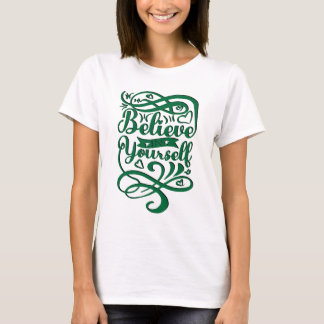 Motivierend Typografie T - Shirt Design