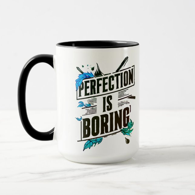 Motivierend Typografie Tasse (Links)