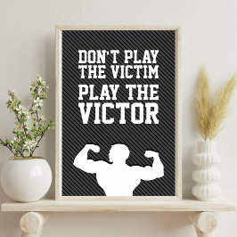 Motivierend Typografie-Zitat: Erfolg Poster