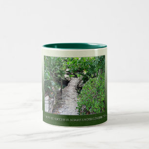 Motivierend und Inspirational Geschäft Zweifarbige Tasse