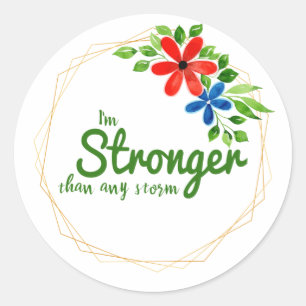 motivierend und inspirierende Erfolgsquoten Runder Aufkleber