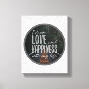 motivierend und inspirierende Liebe-Zitate Leinwanddruck
