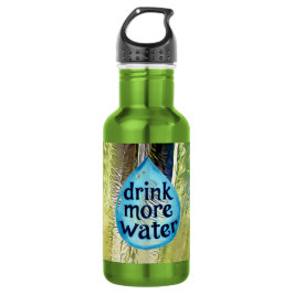 Motivierend Wasserdesign Edelstahlflasche