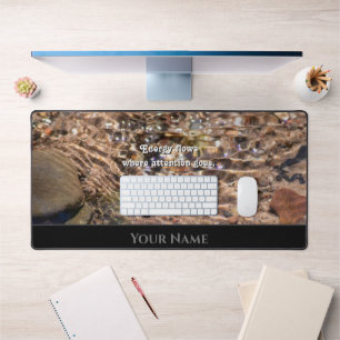 Motivierend Wasserspiegeln positive Einstellung wi Schreibtischunterlage