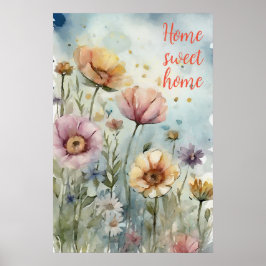 Motivierend Watercolor Wall Art Poster 21