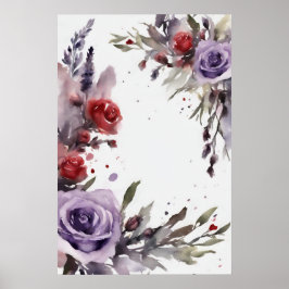 Motivierend Watercolor Wall Art Poster 24