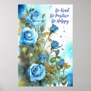Motivierend Watercolor Wall Art Poster 77
