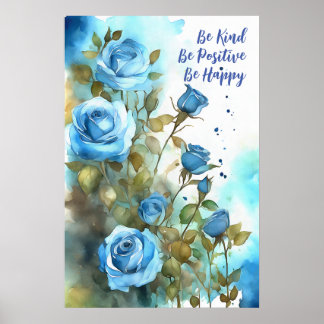 Motivierend Watercolor Wall Art Poster 77