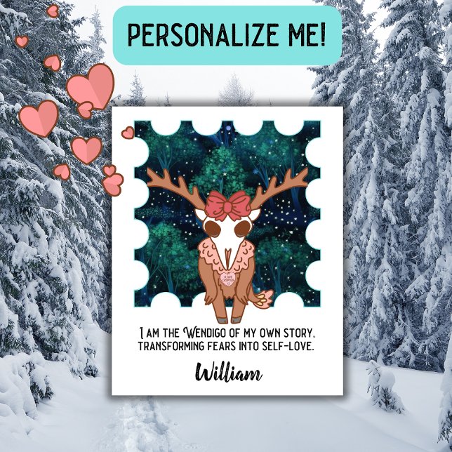 Motivierend Wendigo Cryptid Poster (Von Creator hochgeladen)