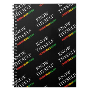 Motivierend WISSEN SELBST Schwarzgeschichte Monat Notizblock