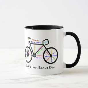 Motivierend Wordbike, Cycle Best Bonus Vater Tasse