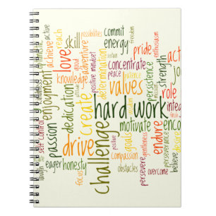 Motivierend Words #2 positiver Placebo-Effekt Notizblock