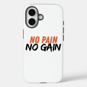 Motivierend Workout iPhone Case (Kein Schmerz mehr