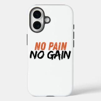 Motivierend Workout iPhone Case (Kein Schmerz mehr