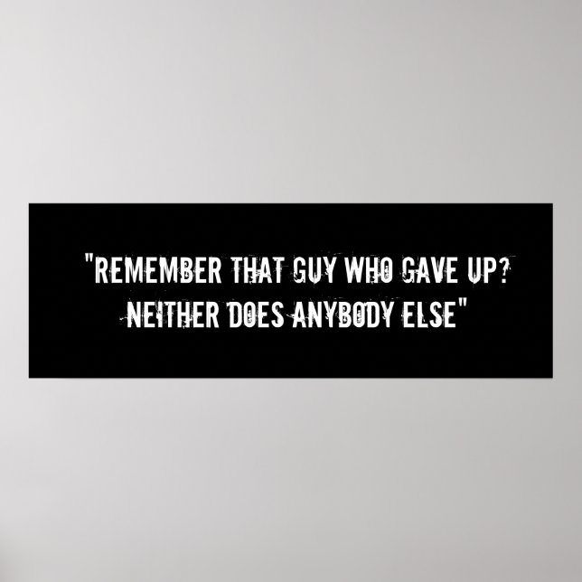 Motivierend-Workout-Poster Poster (Vorne)