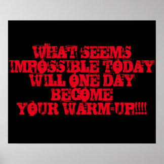 Motivierend-Workout-Poster Poster