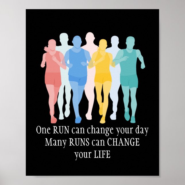 Motivierend Worte, das Leben verändern Poster (Vorne)