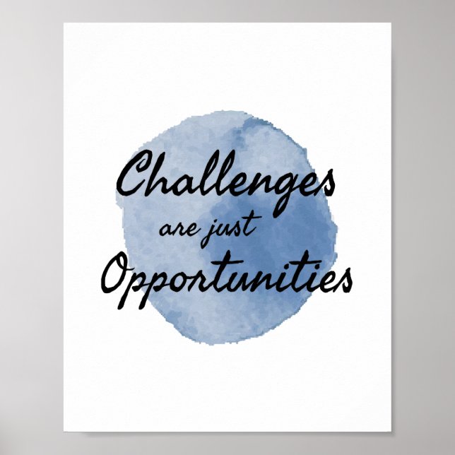 motivierend Worte für Arbeit und Erfolg Poster (Vorne)