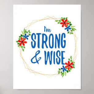 motivierend Worte für Erfolg und Lebenskampf Poster