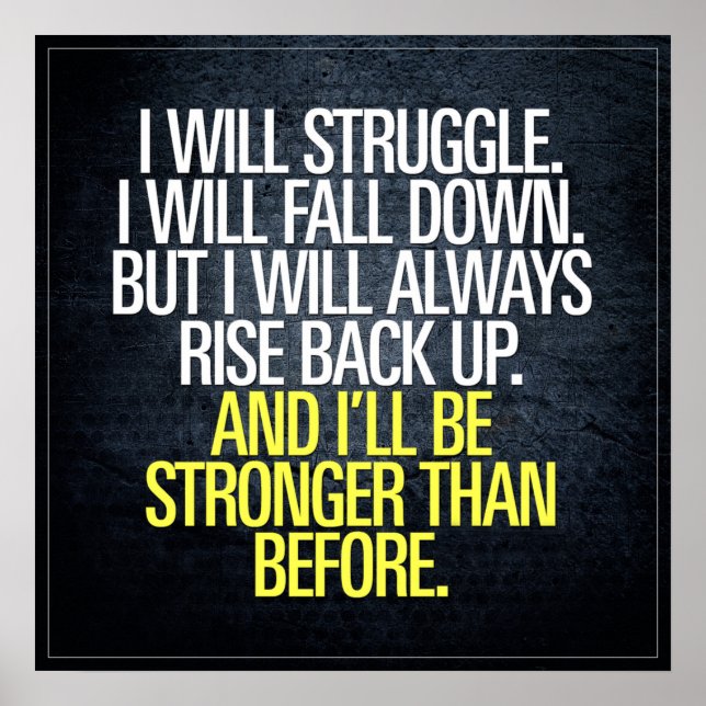 Motivierend Wörter - Ausarbeiten Poster (Vorne)