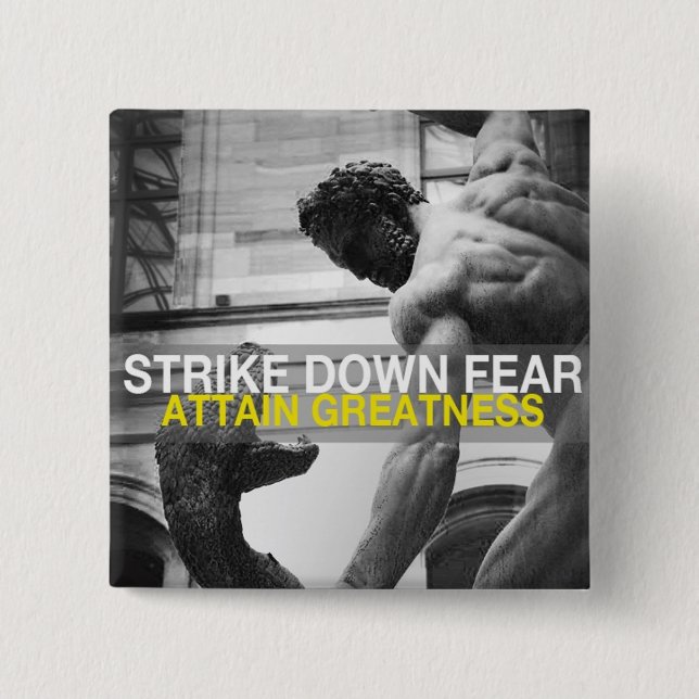 Motivierend Wörter Button (Vorderseite)