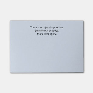 Motivierend Wörter für das Üben und Perserverin Post-it Klebezettel