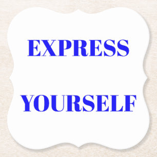 Motivierend Wörter für ein niedliches Design Untersetzer