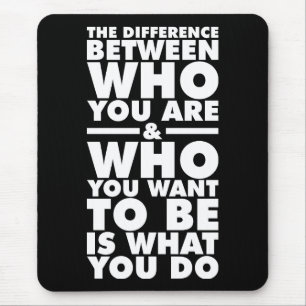 Motivierend Wörter Mousepad